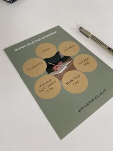 bullet journal checklist